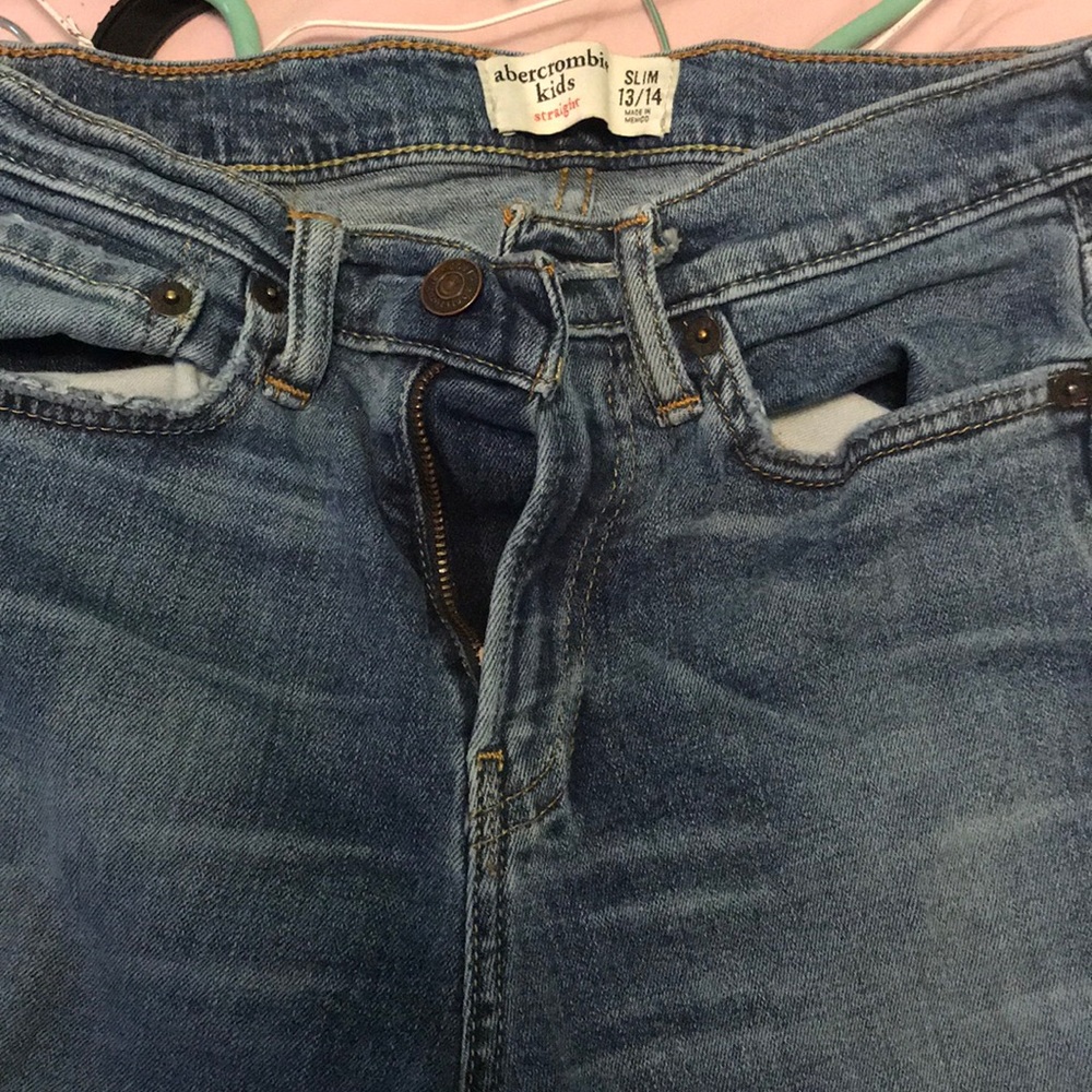 Abercrombie kids size 13/14 slim jeans